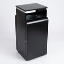 100 litre steel litter bin with integral bait box (view 2)