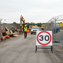 Professional 30mph Symbol Metal Road Sign - 750mm Square Size with Engineer Grade Retroreflective Face