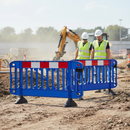Premium Heavy Duty Injection Moulded Safety Barrier - Strong and Lightweight with Couplers for Versatile Setup