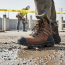Premium High-Performance Safety Boot with Ankle Support and Water-Repellent Leather for Industrial Use