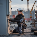 Premium Women's Arc Flash and Fire Retardant Jacket with Anti-Flame Protection, Reflective Details, and Robust Design