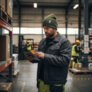 Premium Warm Knitted Beanie with Fabric Label for Stylish Comfort - High-Quality Professional Grade for Industrial and Commercial Applications