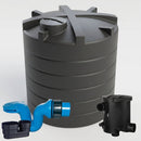 10000 Litre Vertical Water Tank with Rainwater Harvesting Kit (view 2)