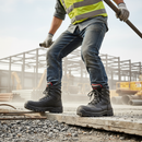 Premium Heavy Duty Safety Boot with Full-Grain Leather Upper, Thinsulate Liner, and Vibram Sole for Superior Comfort and Protection
