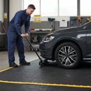 Premium Interlocking Floor Tiles Kit - Coin Pattern for Garages