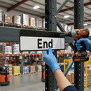 Premium End Sign Drop Supplementary Plate 870x275mm with RA1 Reflective Vinyl for Road Work Indication