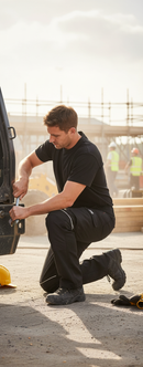 Premium Heavy Duty Hybrid Stretch Trousers with Cordura Reinforcement and Multiple Pockets