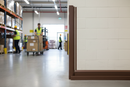 Premium Brown PVC Corner Angle Trim 90° Edge Protector in Multiple Lengths and Sizes for Interior Protection
