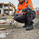 Premium Heavy Duty Safety Boot with Composite Toe Cap and Waterproof Gore-Tex Lining for Ankle Support and Comfort