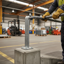 Premium Heavy Duty Hand Rail Extension 42mm Dia. Galvanised Steel for Armco Barrier Safety
