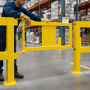 Premium Heavy Duty Railing System Gate with Polyurethane Pad and High-Quality Steel Construction for Enhanced Adaptability