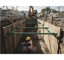 Heavy Duty Trench Strut with Robust Construction and Captivated Design for Maximum Support in Horizontal Trenching Applications