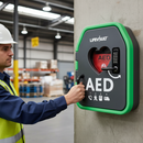 Premium Temperature Controlled AED Cabinet with Lockable Door and Intelligent LED Lighting System