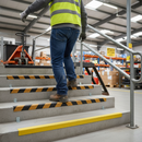 Premium Anti-Slip GRP Stair Nosing Strips for Enhanced Safety and Durability, Ideal for Indoor and Outdoor Use