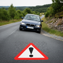 Professional Preformed Thermoplastic Road Marking for Hidden Dips with Exclamation Mark Warning