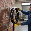 Heavy Duty Stainless Steel Hose Rack for Large Bore Hoses - Corrosion and Weather Resistant