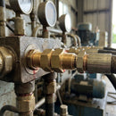 3/8in BSP Male Brass Swivel 220 Bar 30 Lpm