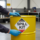 Premium Oil and Fuel Spill Kit Label - 22cm x 22cm