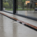 Premium PVC Threshold Drain with Corten Steel Grating for Effective Water Management in Residential and Light-Duty Applications