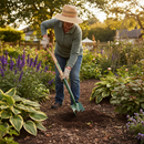 Premium Heavy Duty Forged Steel Border Spade for Gardening and Landscaping with Ergonomic Handle Options