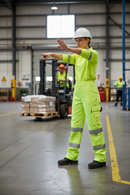 Premium Heavy Duty Hi-Vis Trousers with Multiple Pockets and Durable Construction
