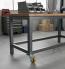 125mm Premium Fixed Plate Castor with Polyurethane Wheel