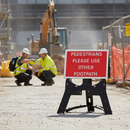 Premium Pedestrian Use Other Footpath Sign - 600x450mm with High Reflectivity and QuickFit Capability