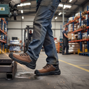 Premium Lightweight Safety Shoe with Water-Repellent Upper, Composite Toe Protector, and Exceptional Arch Support for On-Site Use
