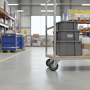 125mm Professional Swivel Plate Castor with Ant-Static Features