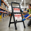 Premium Heavy Duty Quick Fit Sign Frame - Durable Plastic Construction for Lightweight and Easy Transportation