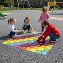 Professional Snakes and Ladders Playground Marking - Durable Thermoplastic Design for Safe Outdoor Play