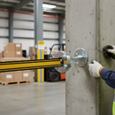 Premium Heavy Duty Wall Anchor Kit for Secure Barrier Installation with Padlock Option and Robust Steel Construction
