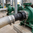4in Hose Barb x 4in Cam Lever Adaptor, Glass Reinforced Polypropylene