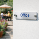 Aluminium Door Signs – 200mm x 50mm – Durable Stand Offs – Indoor/Outdoor Use