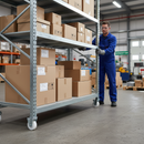 100mm Heavy Duty Fixed Plate Castor with White Nylon Wheel