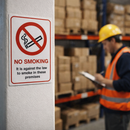 No Smoking Signs Pack – A5 Size – Self Adhesive Vinyl – Indoor Use
