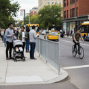 Premium Heavy Duty Pedestrian Guardrails with Visibility Gap - Available in 1m, 1.5m, or 2m Panels