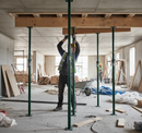 Premium Adjustable Steel Acrow Prop for Temporary Support - Powder Coated Green Finish for Durability and Protection Against Weather
