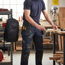 Premium Heavy Duty Craftsman Trousers with Stretch Panels and Free Backpack