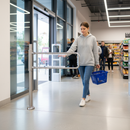 Professional Bi-Directional Manual Swing Pedestrian Turnstile Gate with Adjustable Arm for Enhanced Traffic Control and Safety