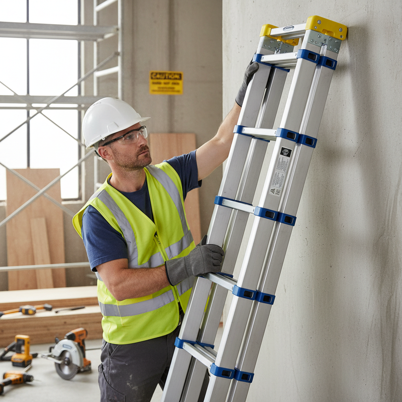 Premium Soft Close Telescopic Ladders - Adjustable Heights & Safety Features