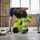 Premium Hi-Vis Yellow and Black Trousers with Stretch Panels and Holster Pockets for Optimal Comfort