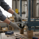 75mm Premium Braked Swivel Bolt Hole Castor Twin Wheel - Heavy Duty