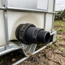 S60x6 Male to 2in BSP Male IBC Adapter, 60mm Thread