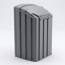 240 Litre Recycling Bin with Propeller Aperture – MDPE (view 2)