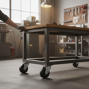 125mm Heavy Duty Swivel Plate Castor with Roller Bearings