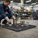 Premium Large Flexi-Tray with Container Grid for Containment