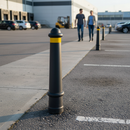 Premium Polyethylene Bollard with Steel Core - Durable, Recyclable, and Versatile for Traffic Control and Safety