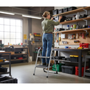 Premium Folding Step Ladder - 2 Tread for Safe Access