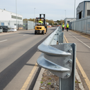 Premium Galvanised Steel Fishtail Barrier End Cap for Enhanced Safety in Parking and Transport Areas